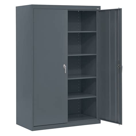 metal storage cupboard with lock